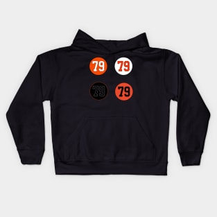 carter hart - NHL sticker sheet Kids Hoodie